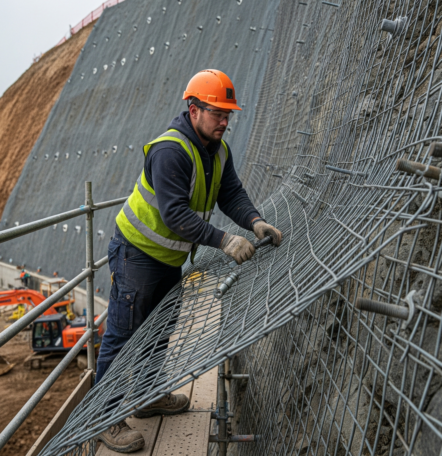 Geotechnical engineering company in India delivering rockfall protection and slope stabilization solutions