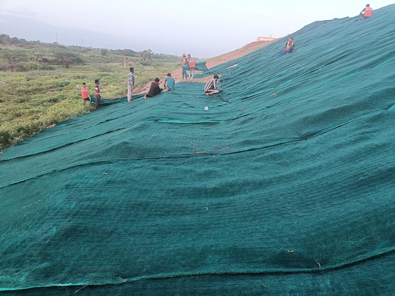 Slope stabilization contractor delivering erosion control solutions in India